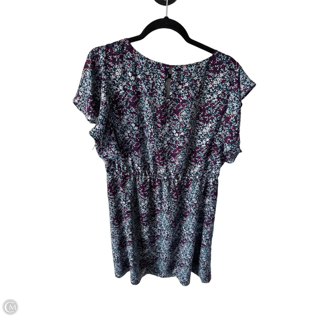 Dress Casual Short By 41 Hawthorn In Floral Print, Size: 1x