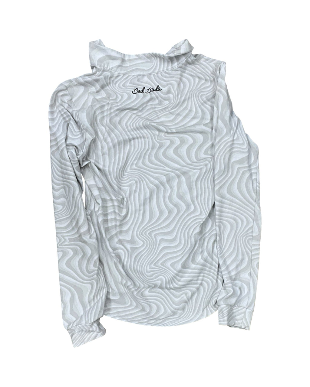 Top Ls By Clothes Mentor In Grey & White, Size:S
