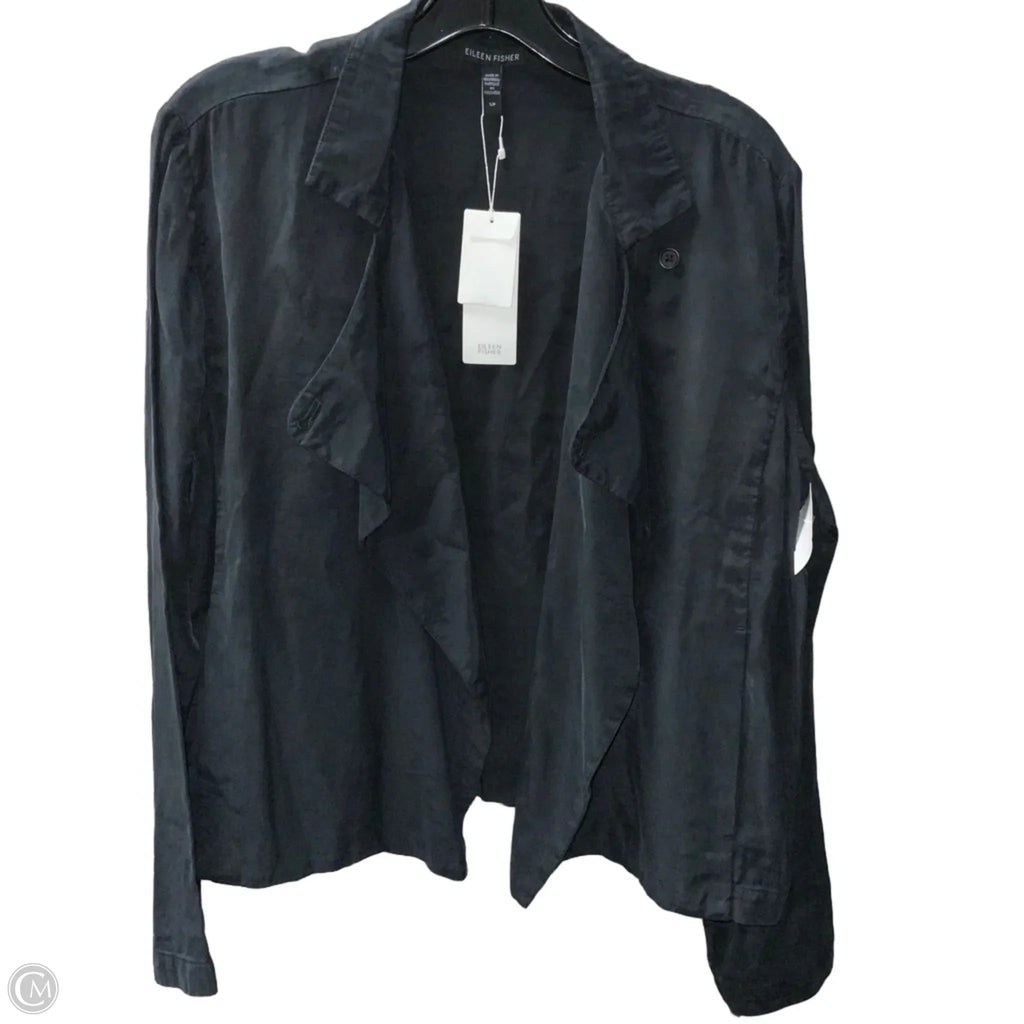 Jacket Other By Eileen Fisher In Black, Size: S