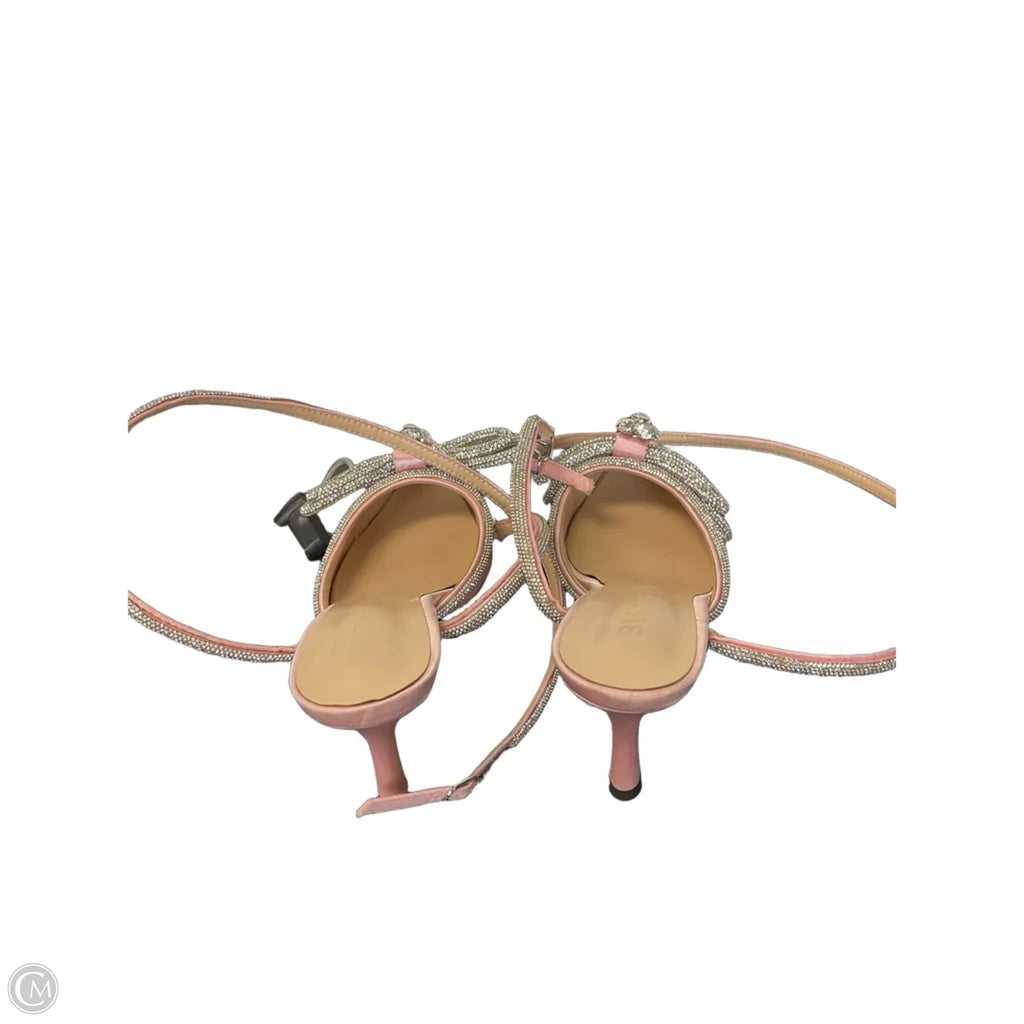 Shoes Heels Kitten By Clothes Mentor In Pink, Size: 6.5