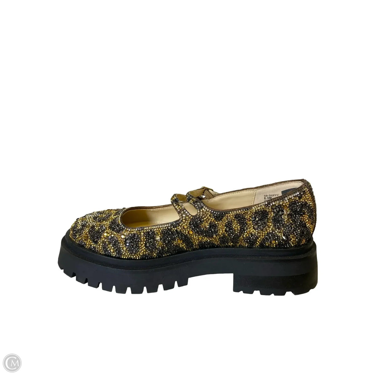Shoes Heels Platform By Betsey Johnson In Animal Print, Size: 8.5