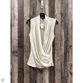 Top Sleeveless By Banana Republic In Cream, Size: M