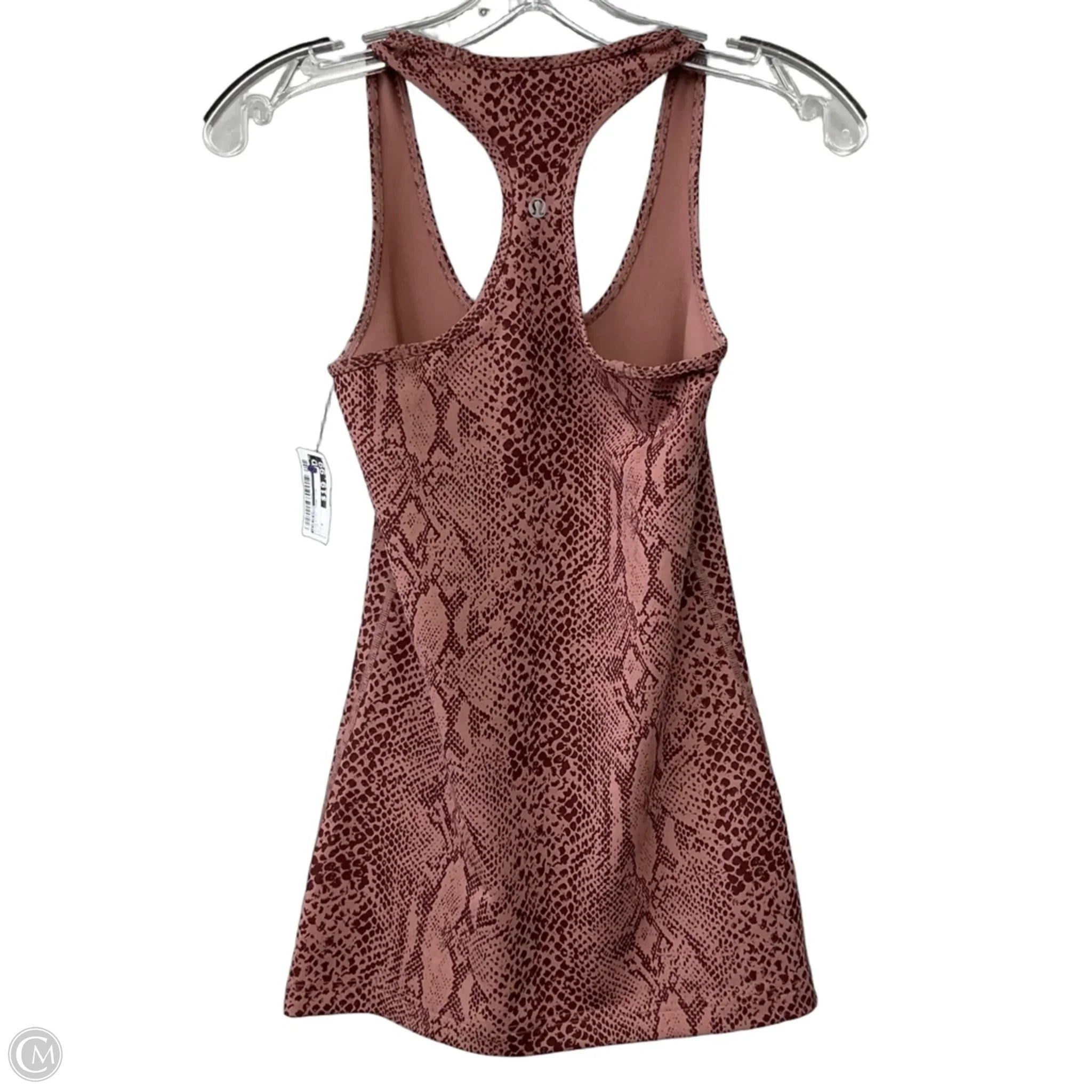 Athletic Tank Top By Lululemon In Pink, Size: 4
