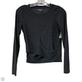 Athletic Top Long Sleeve Crewneck By Beyond Yoga In Black, Size: M