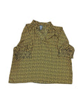 Top Ss By Worthington In Black & Gold, Size:1X