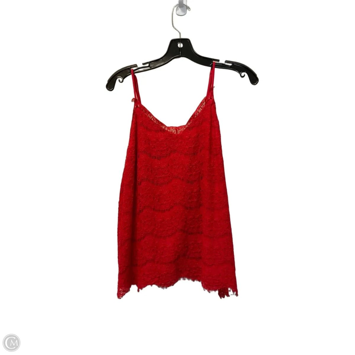 Top Sleeveless Basic By Monteau In Red, Size: Xl