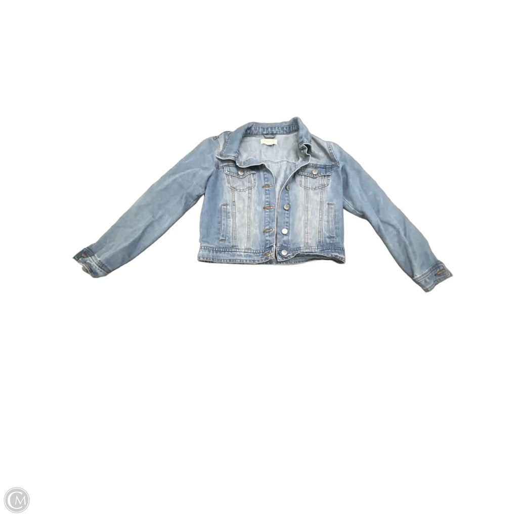Jacket Denim By Ci Sono In Blue Denim, Size: S