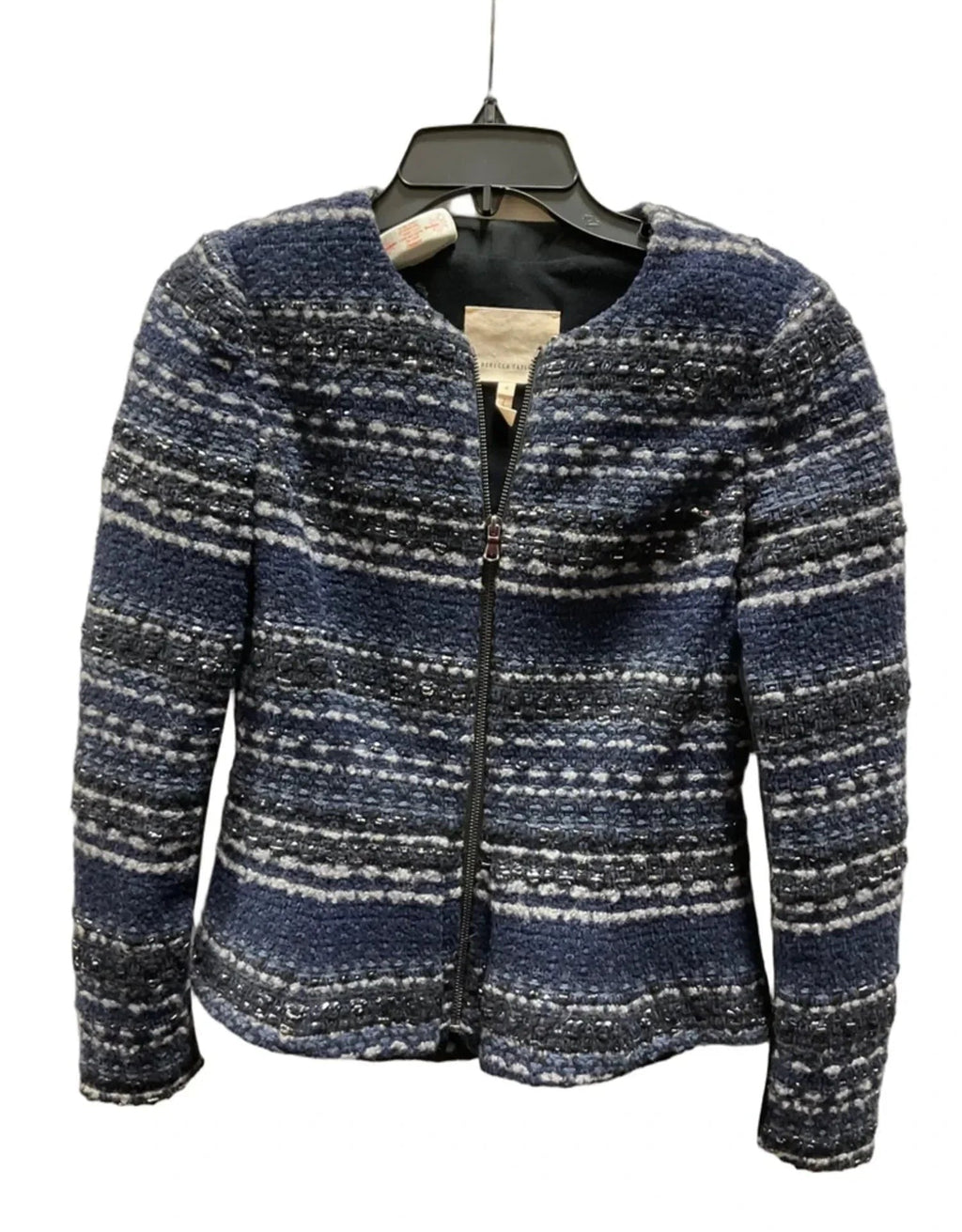 Top Long Sleeve By Rebecca Taylor In Blue, Size: 4