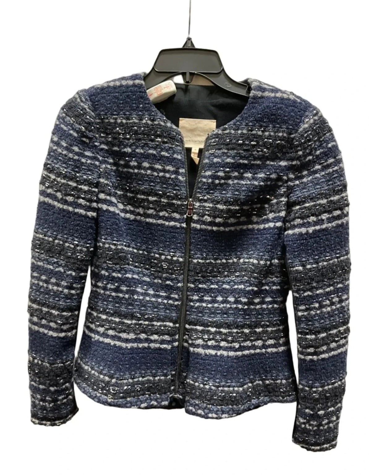 Top Long Sleeve By Rebecca Taylor In Blue, Size: 4