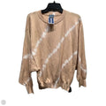 Top Long Sleeve By NEELY In Tan & White, Size: M