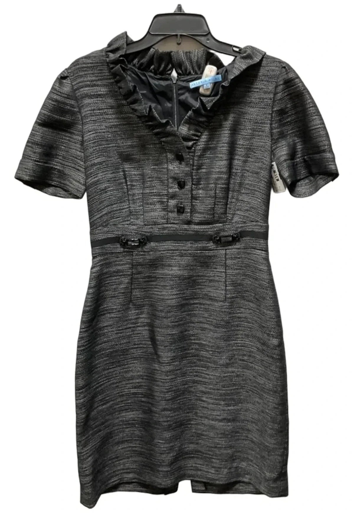 Dress Casual Midi By Antonio Melani In Black & White, Size: 6