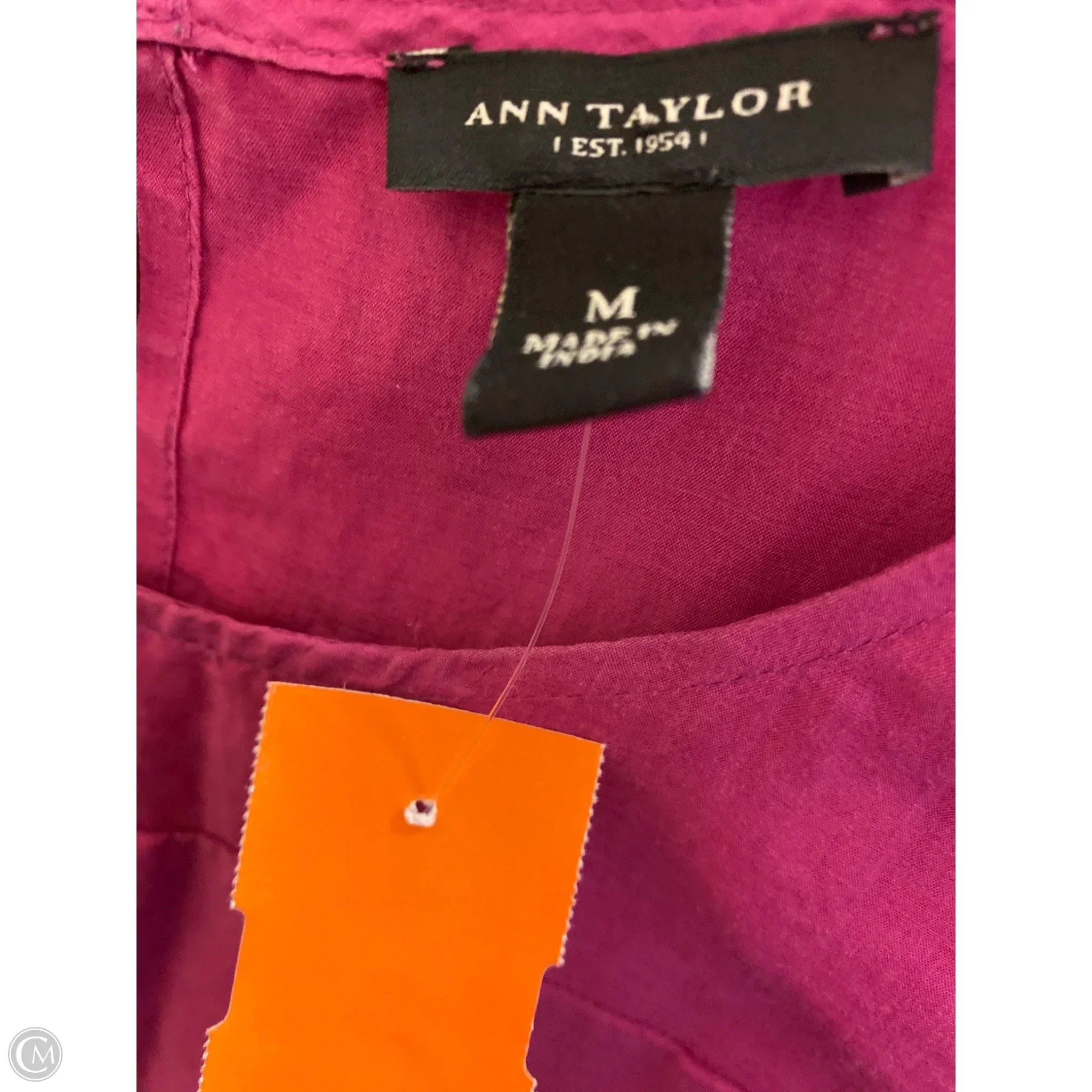 Tank Top By Ann Taylor In Purple, Size: M