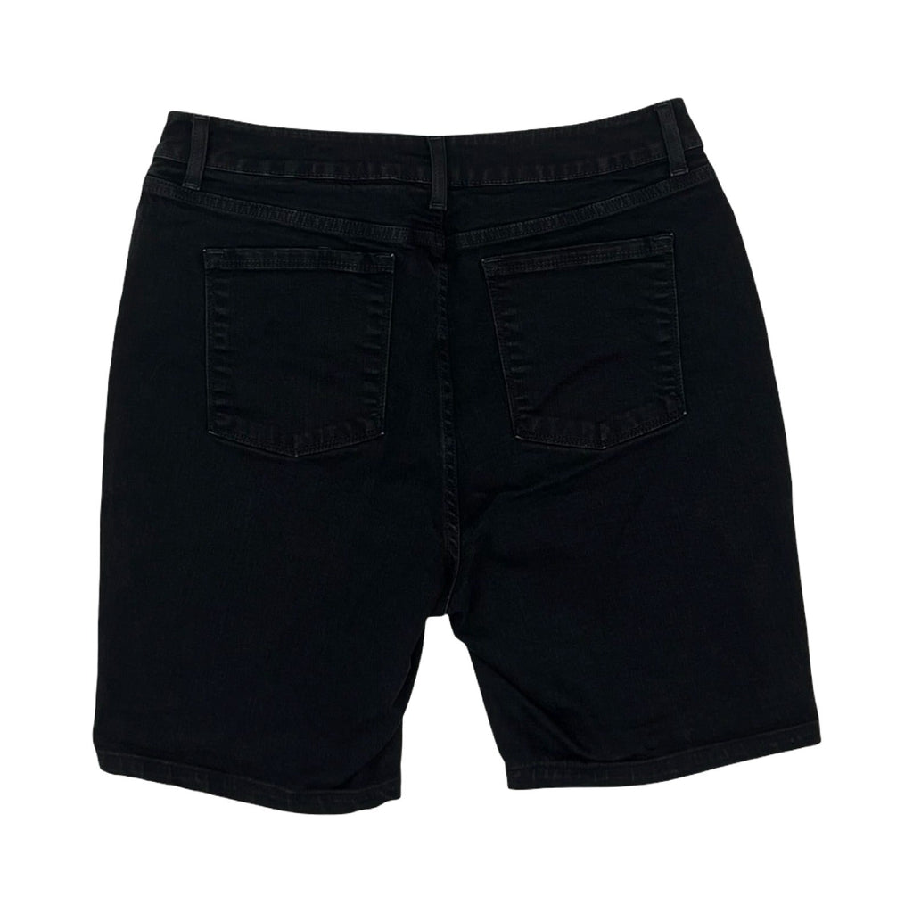 Shorts By Clothes Mentor In Black Denim, Size:16