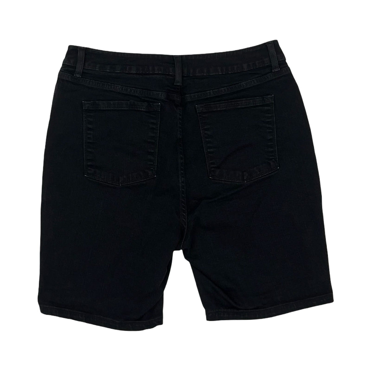 Shorts By Clothes Mentor In Black Denim, Size:16