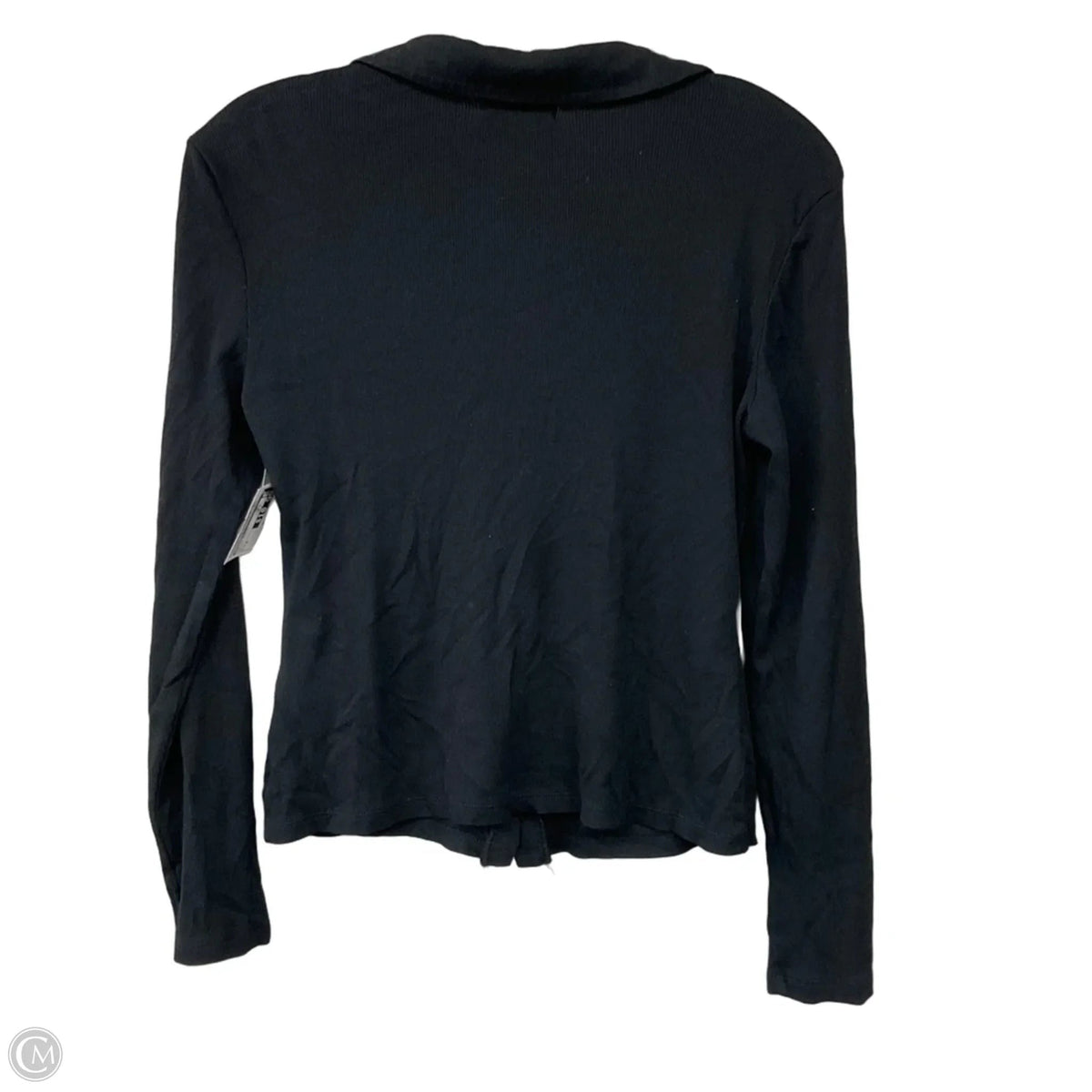 Top Long Sleeve Basic By Madewell In Black, Size: M