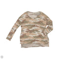 Top Long Sleeve By American Eagle In Orange & Tan, Size: Xs