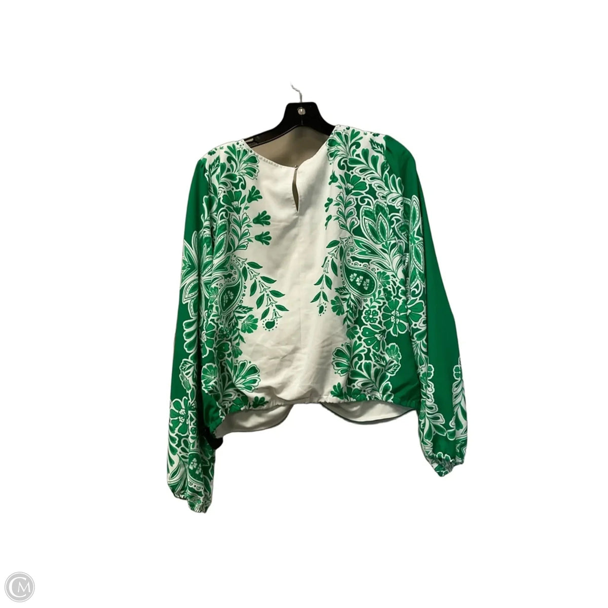 Top Long Sleeve By Intempo In Green, Size: Xl