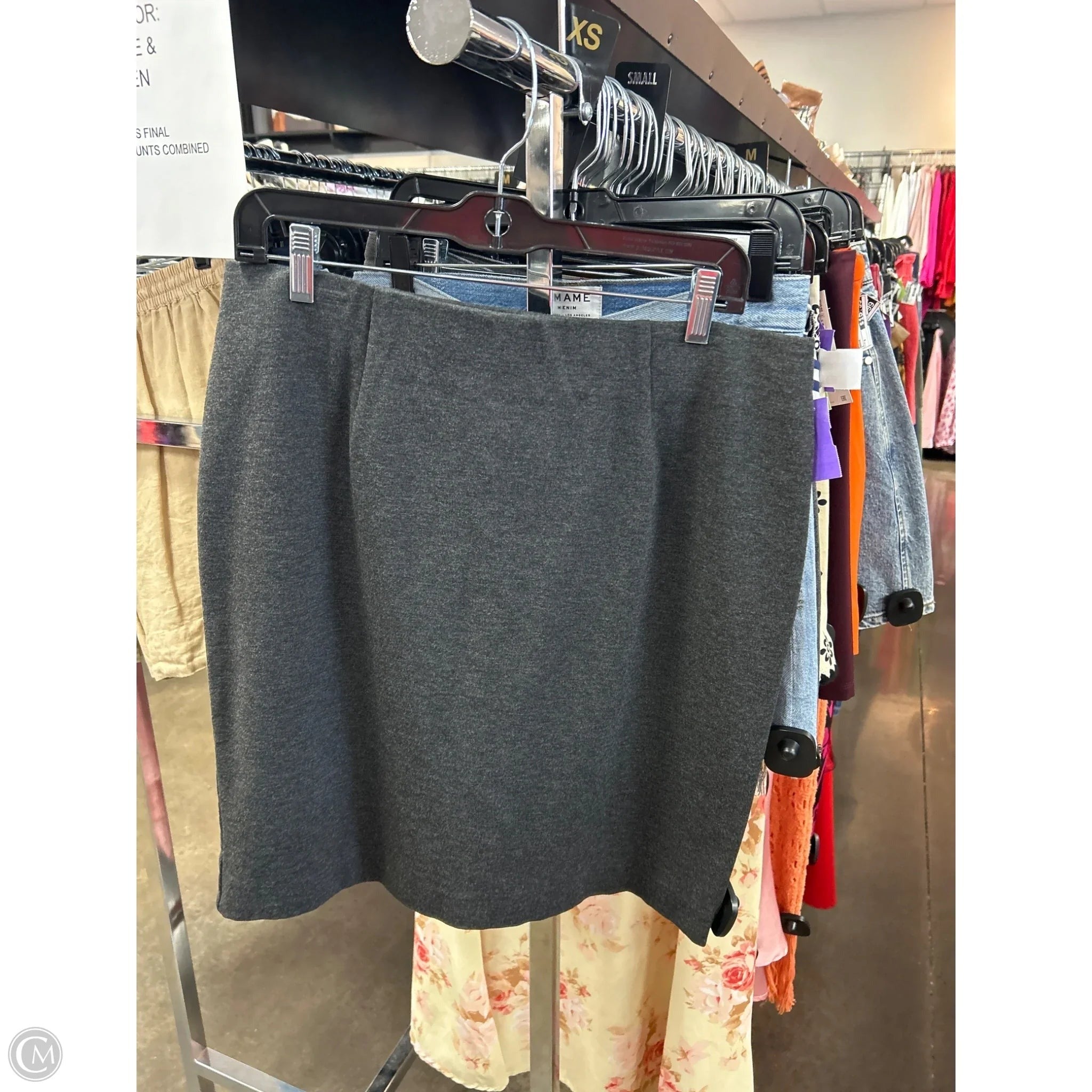 Skirt Mini & Short By J. Jill In Grey, Size: M