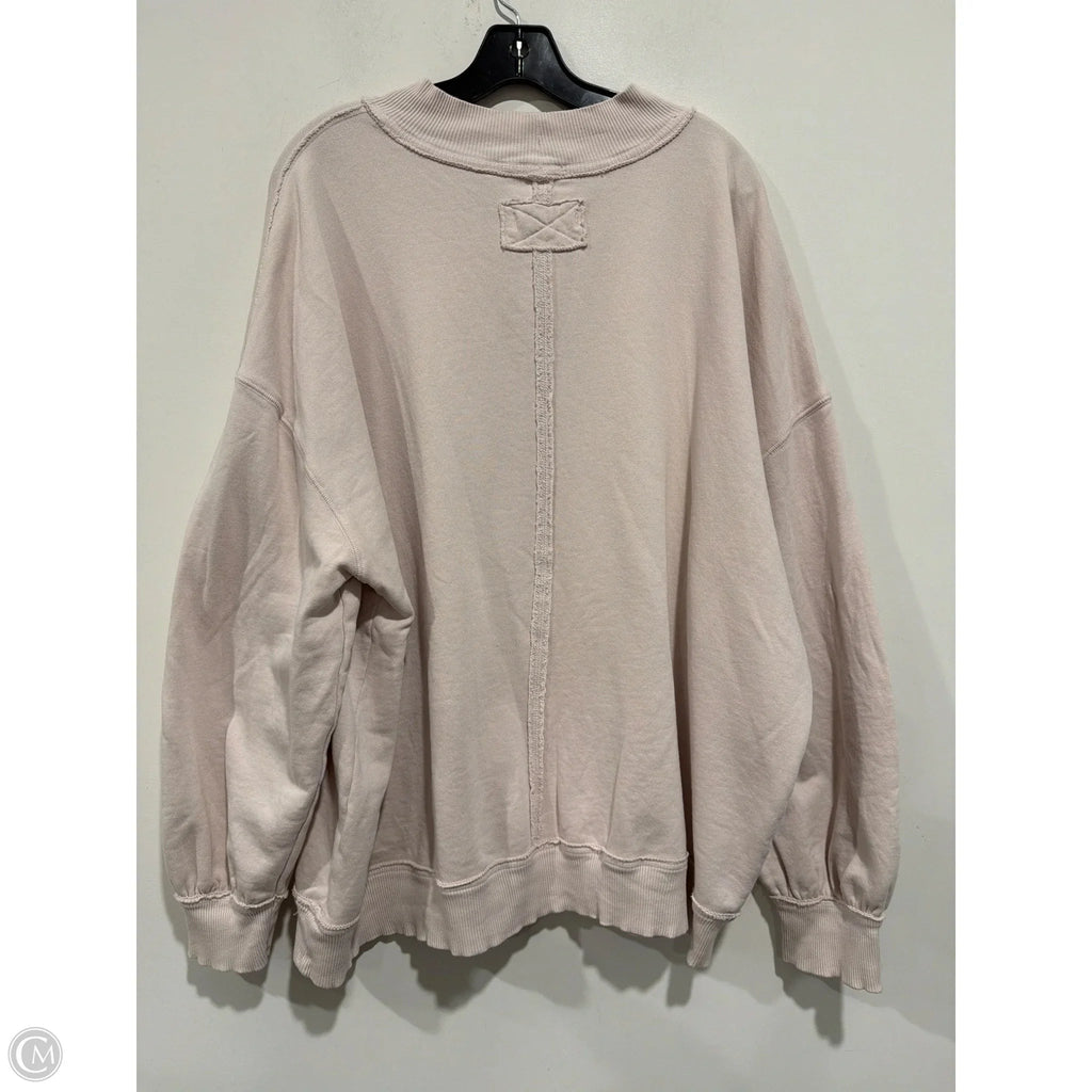 Sweatshirt Crewneck By We The Free In Pink, Size: L