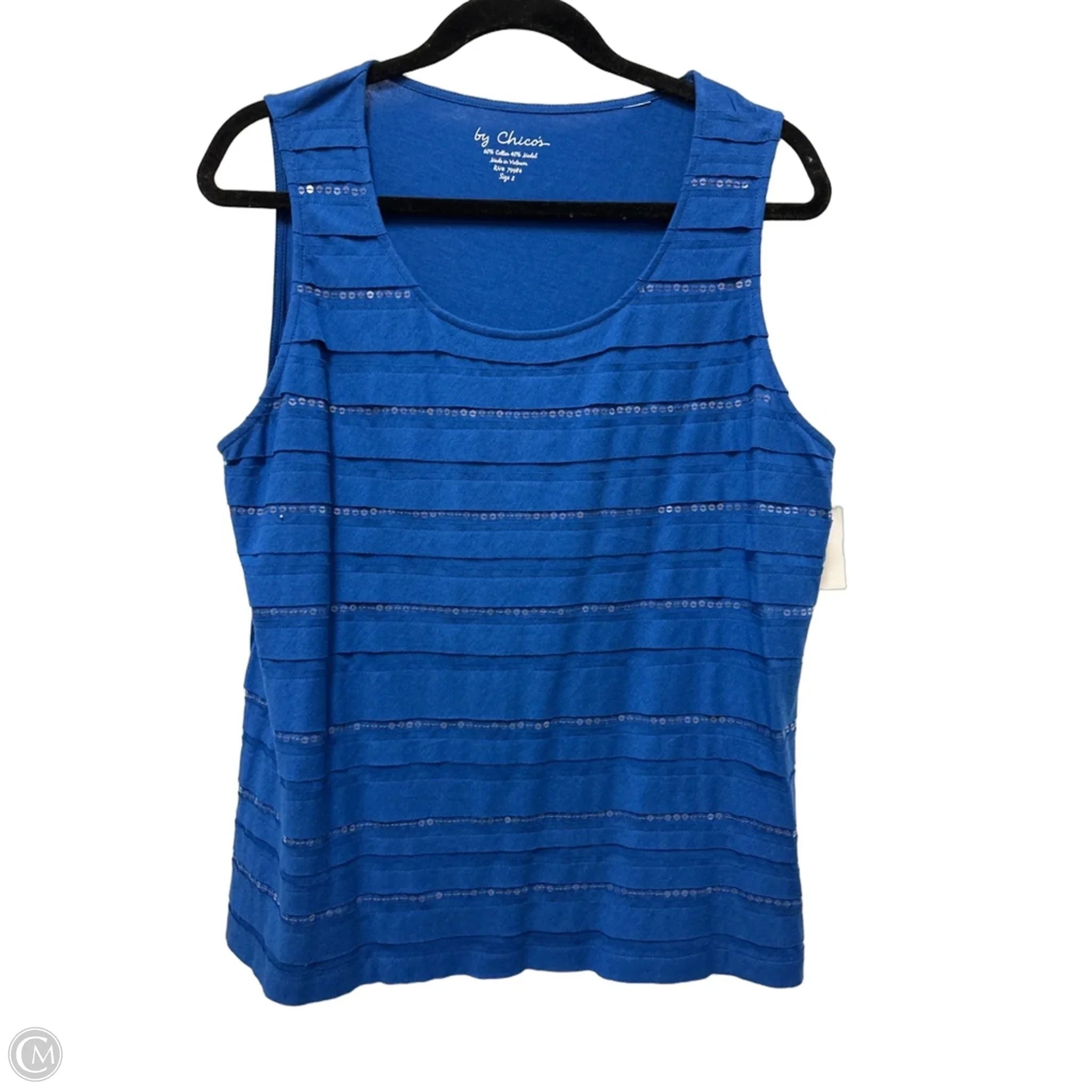 Tank Top By Chicos In Blue, Size: L