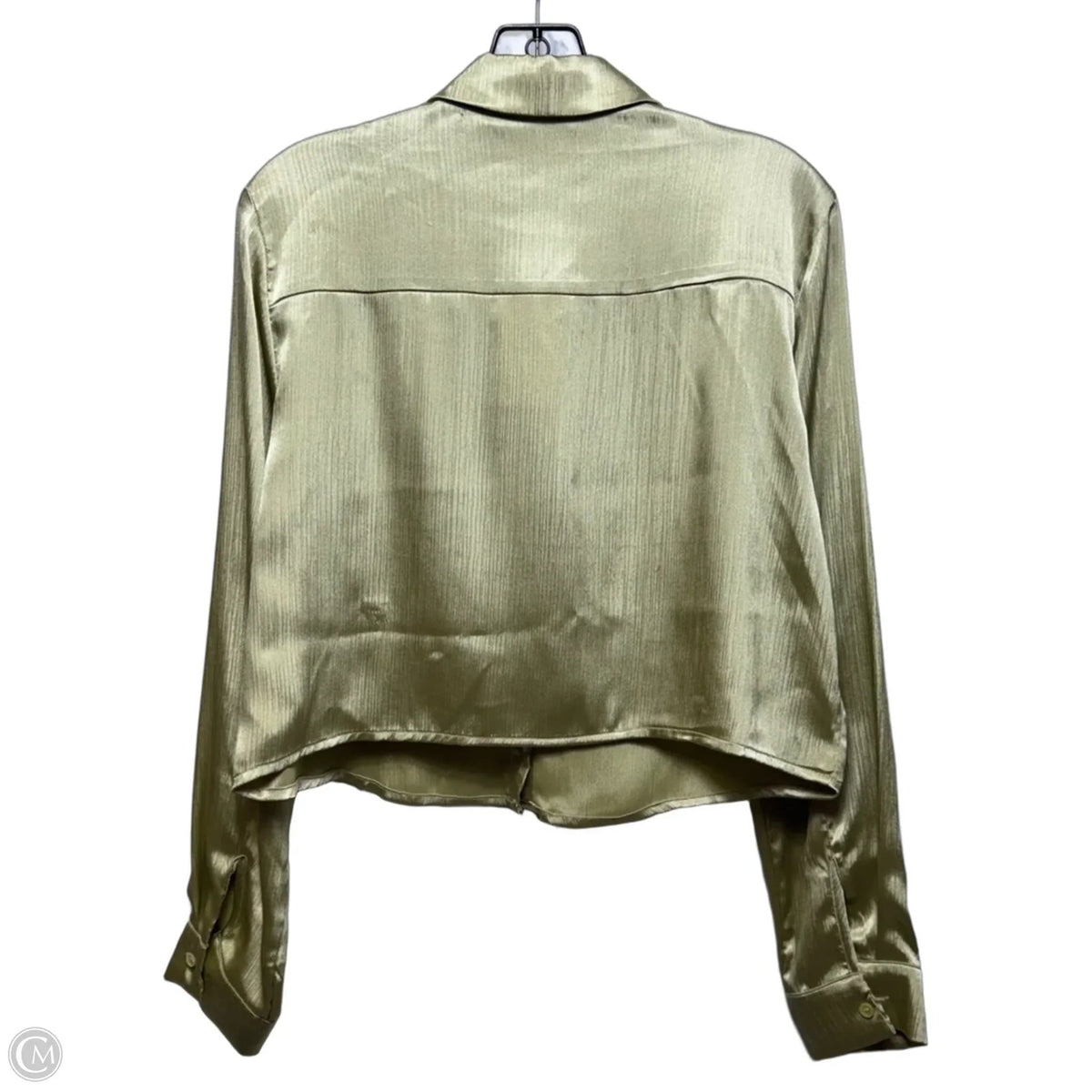 Top Long Sleeve By Ro & De In Green, Size: M
