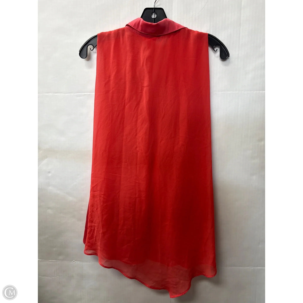 Top Sleeveless By Esley In Red, Size: S