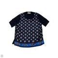 Top Short Sleeve Designer By Tory Burch In Floral Print, Size: L