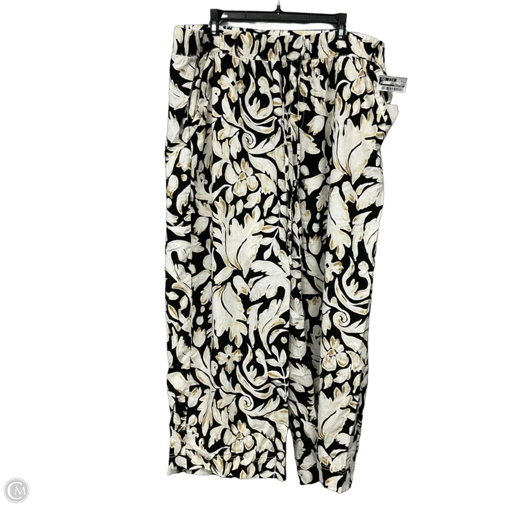 Pants Linen By Lane Bryant In Black, Size: Xl