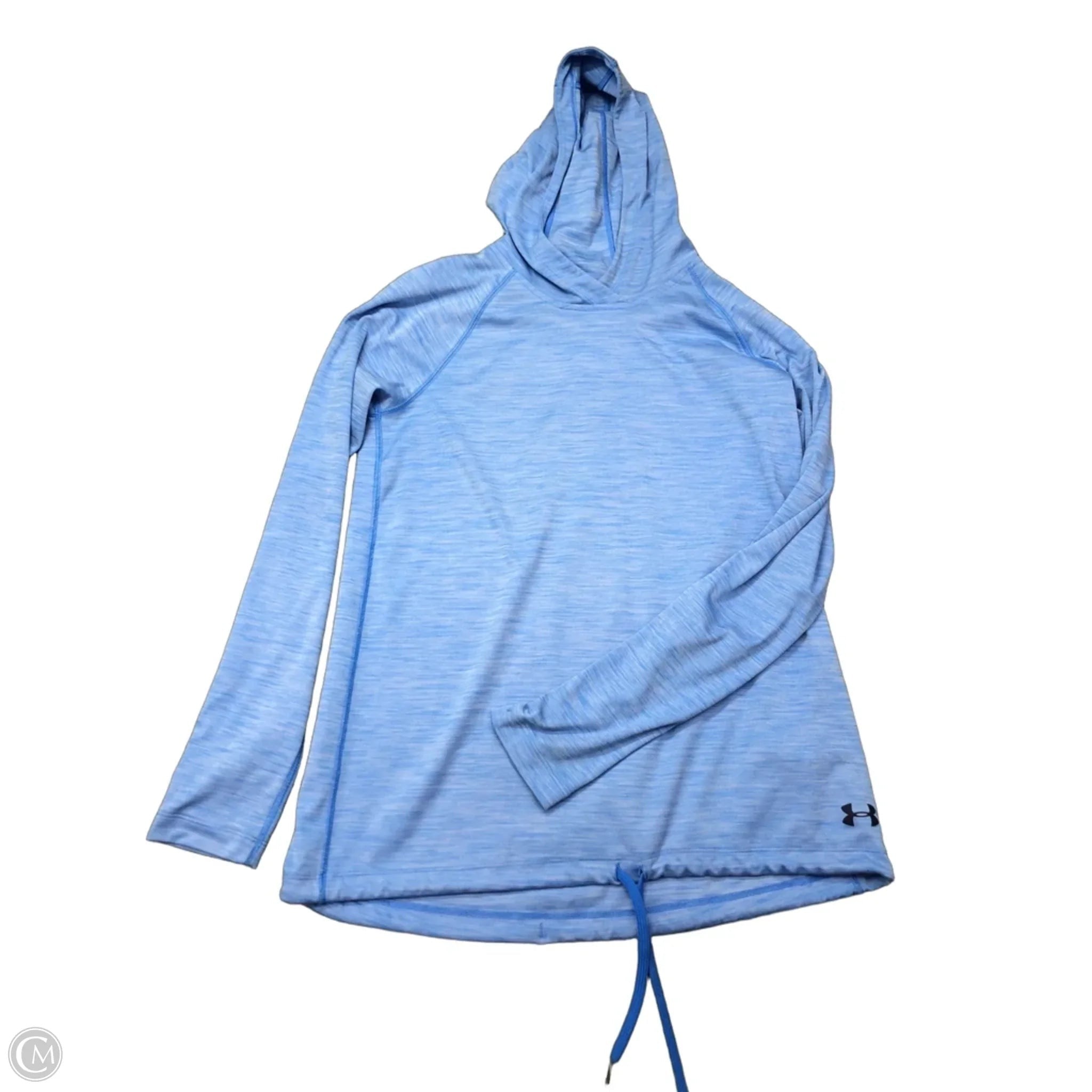 Athletic Sweatshirt Hoodie By Under Armour In Blue, Size: M