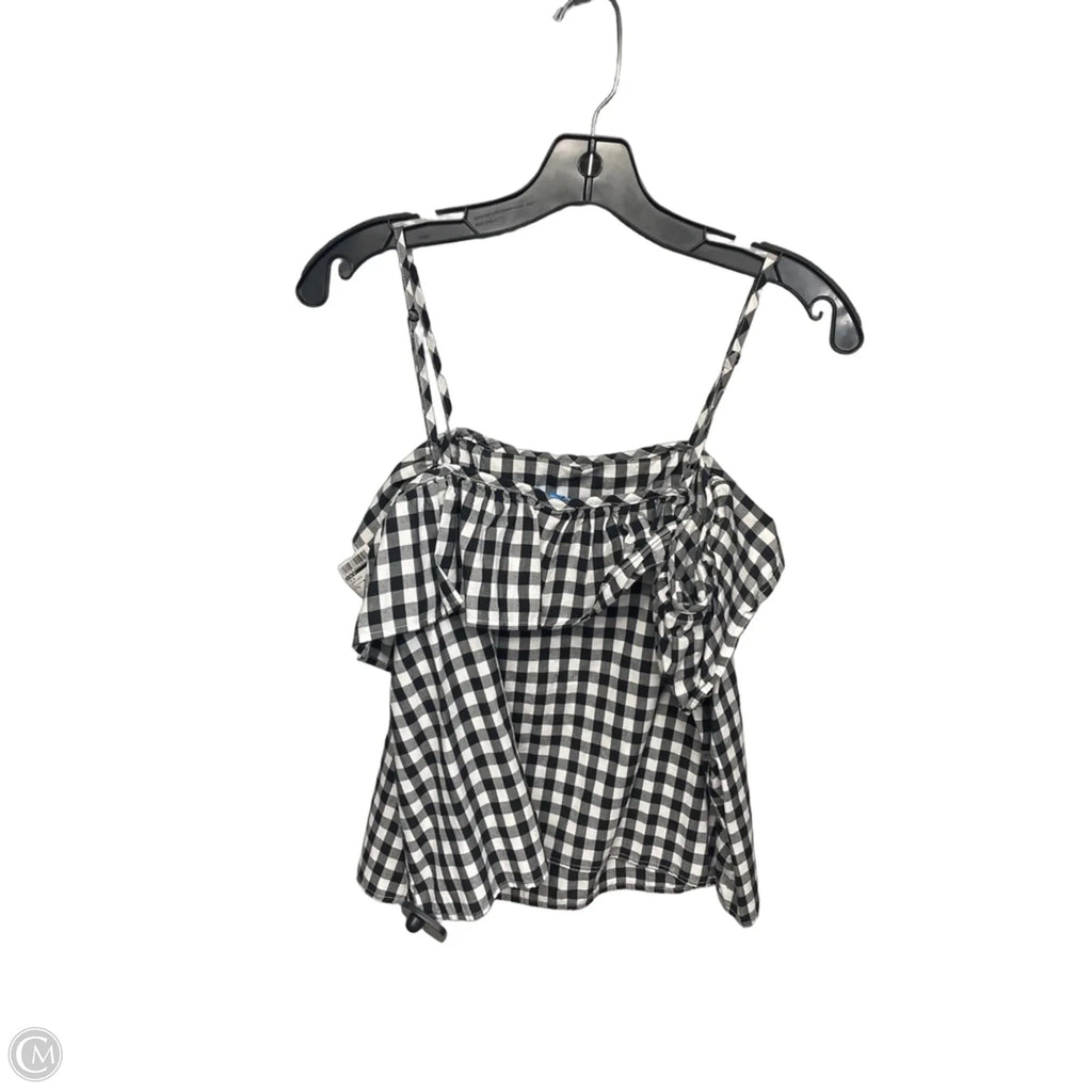 Top Short Sleeve By A New Day In Black & White, Size: M