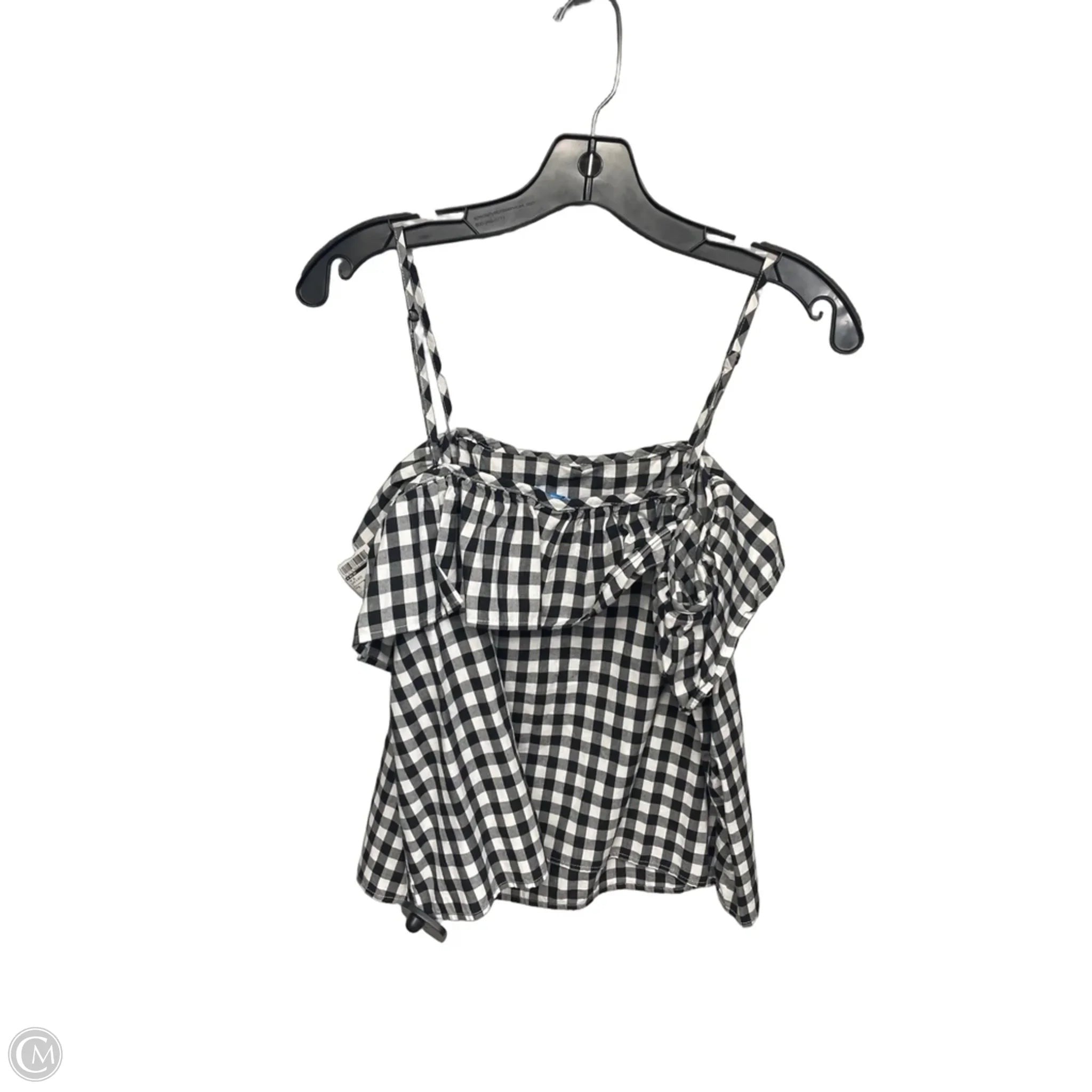 Top Short Sleeve By A New Day In Black & White, Size: M