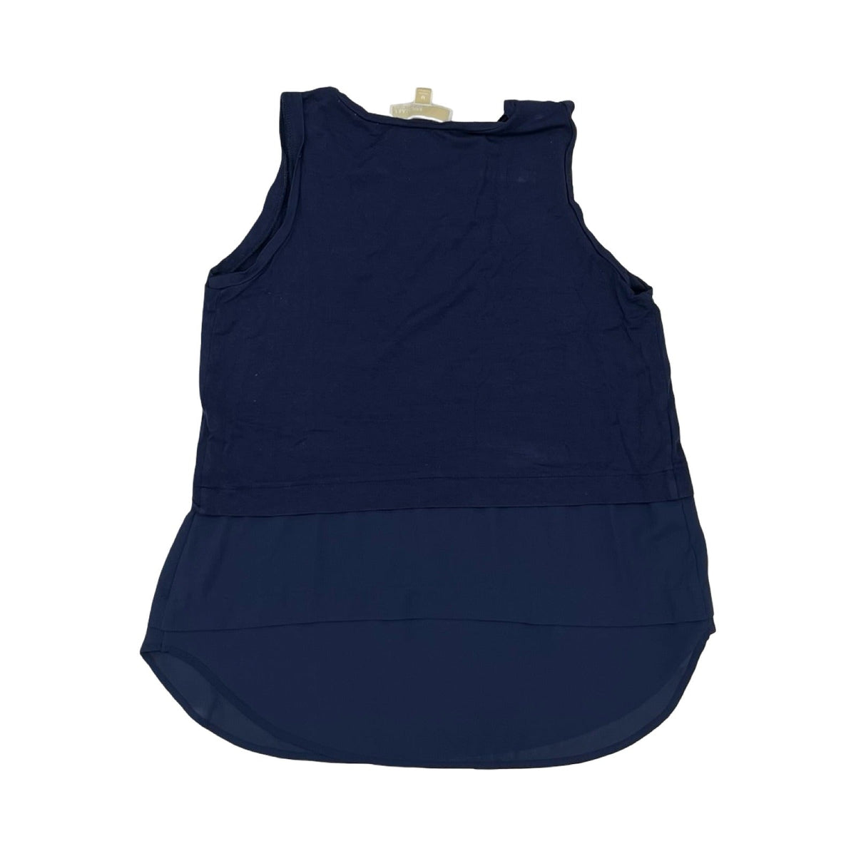 Top Sleeveless Designer By Michael Kors In Navy, Size:M
