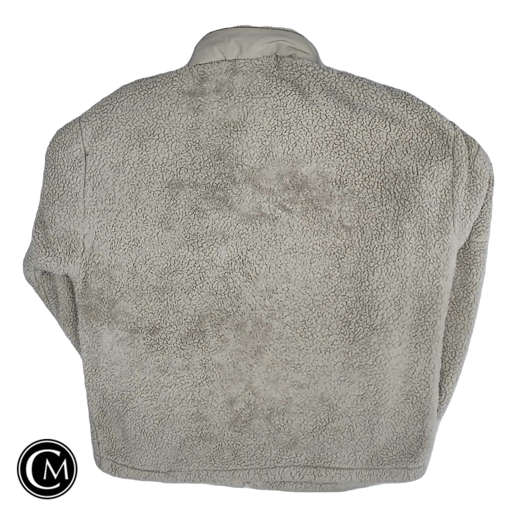 Jacket Fleece By New Balance In Beige, Size: M