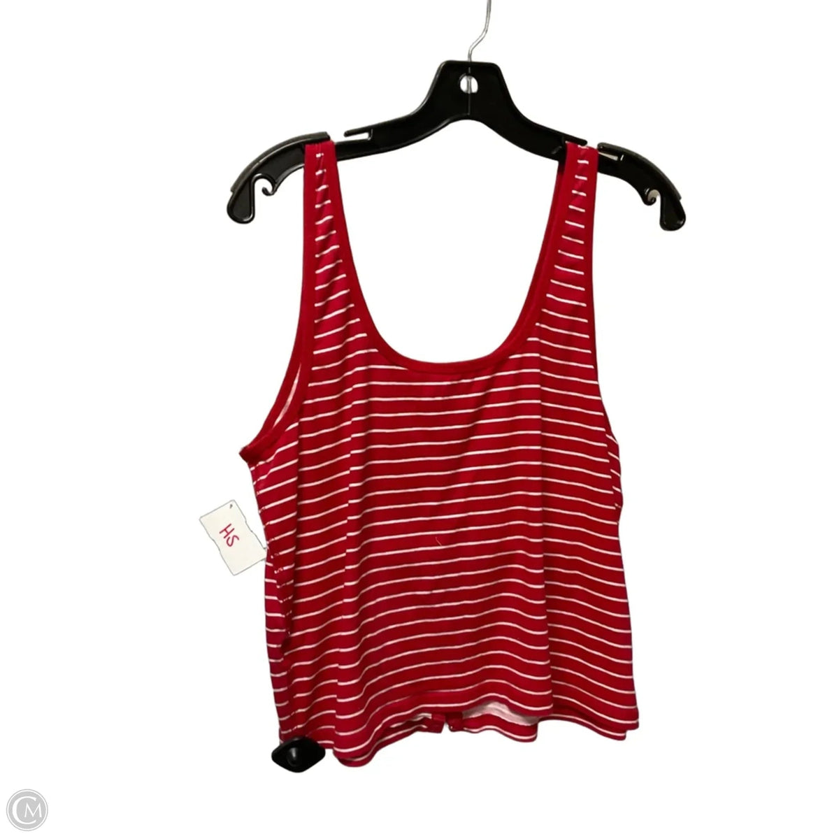 Top Sleeveless By Pilcro In Red & White, Size: Xl