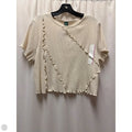 Top Short Sleeve By Wild Fable In Beige, Size: Xxl