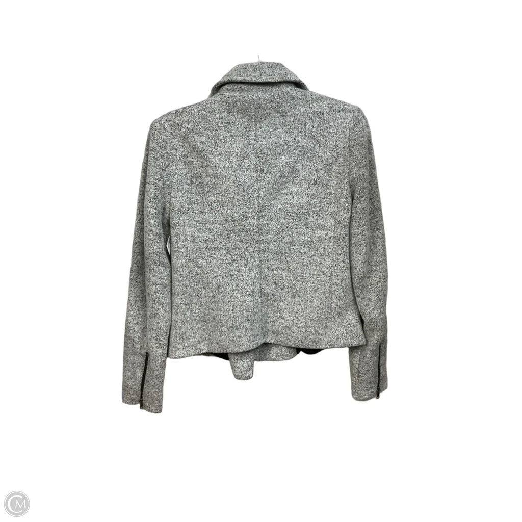 Jacket Moto By Loft In Grey, Size: Xs