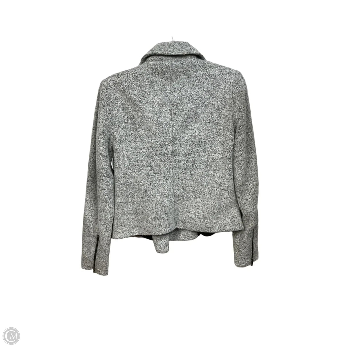 Jacket Moto By Loft In Grey, Size: Xs