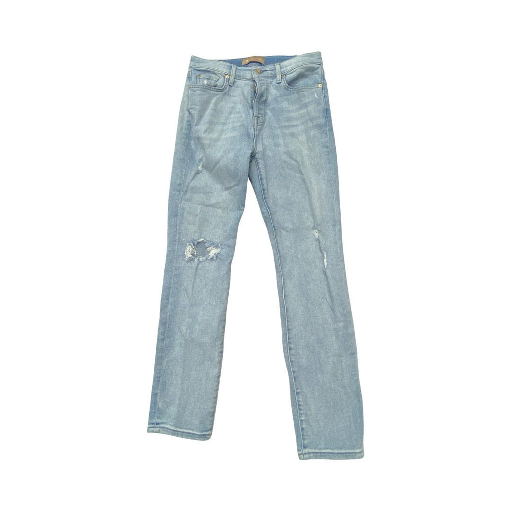Jeans Straight By 7 For All Mankind In Blue, Size:4