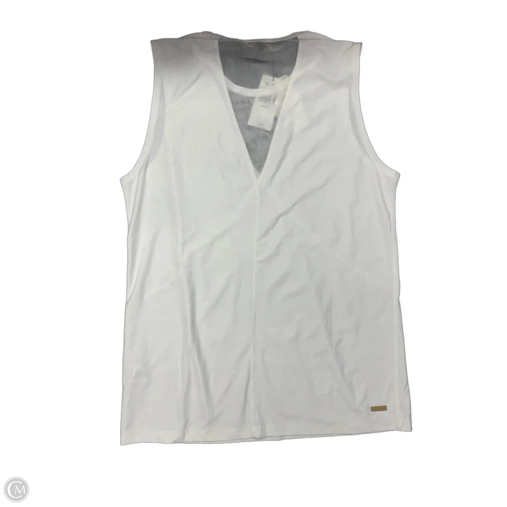 Top Sleeveless By Clothes Mentor In White, Size: S