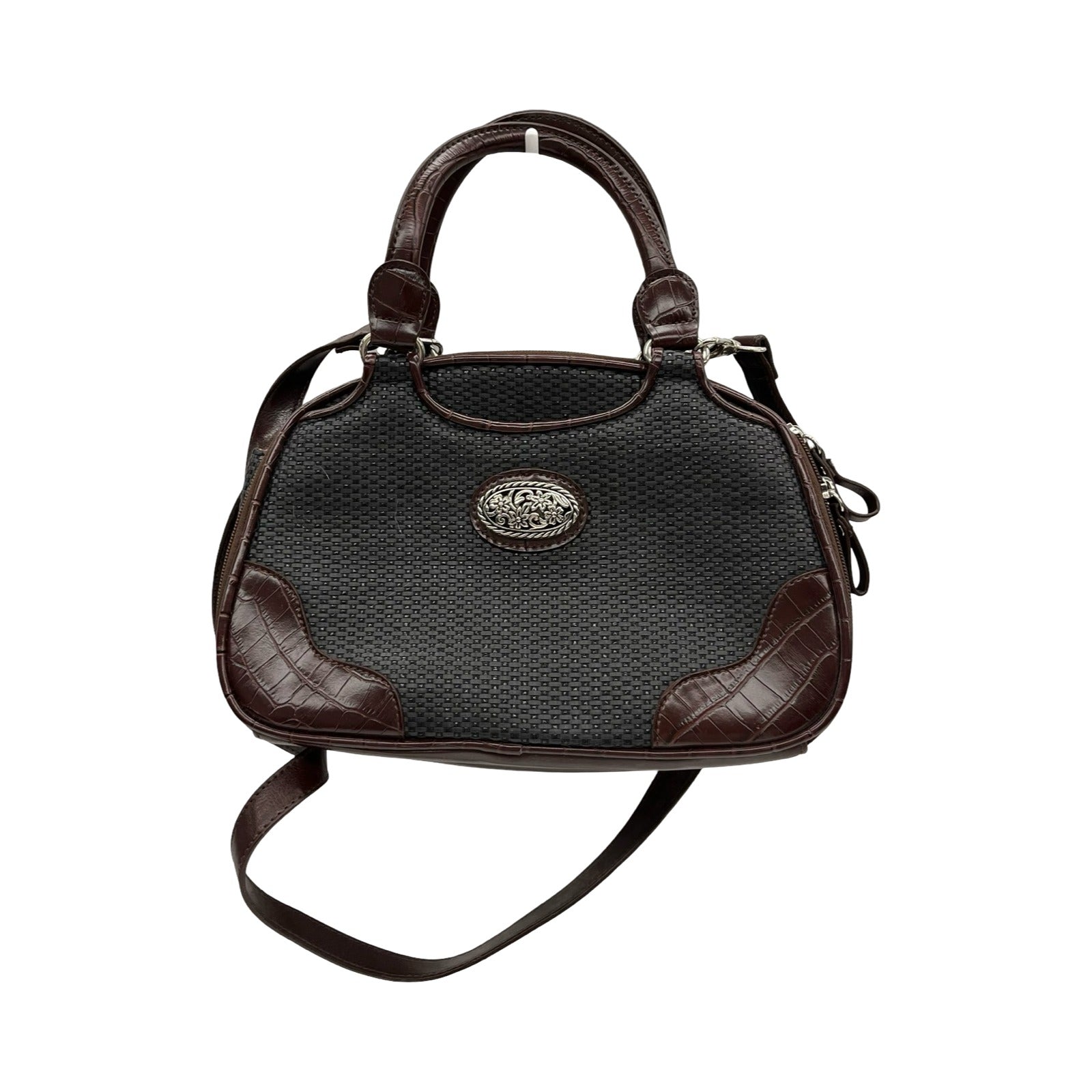 Handbag By Bueno In Black & Brown, Size:Medium