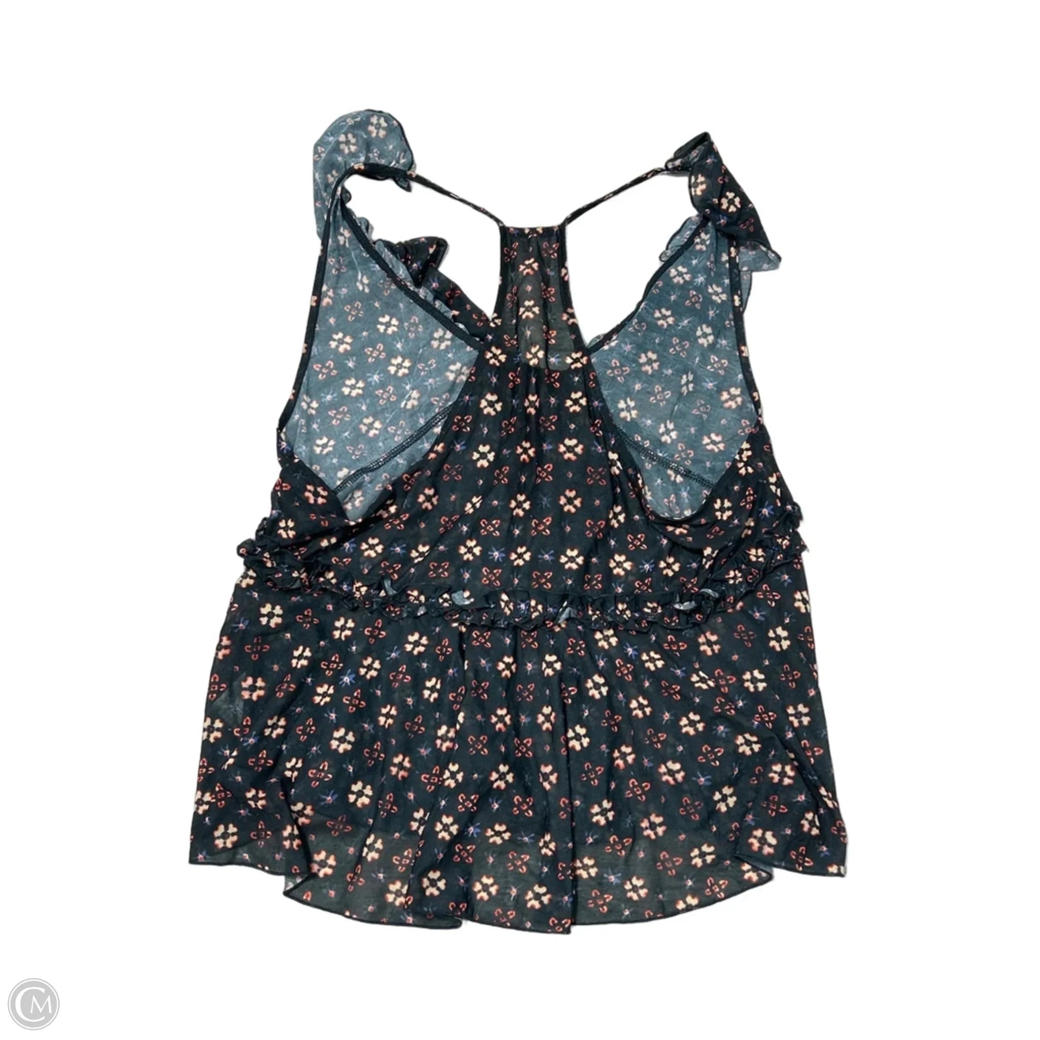Top Sleeveless By Free People In Floral Print, Size: M