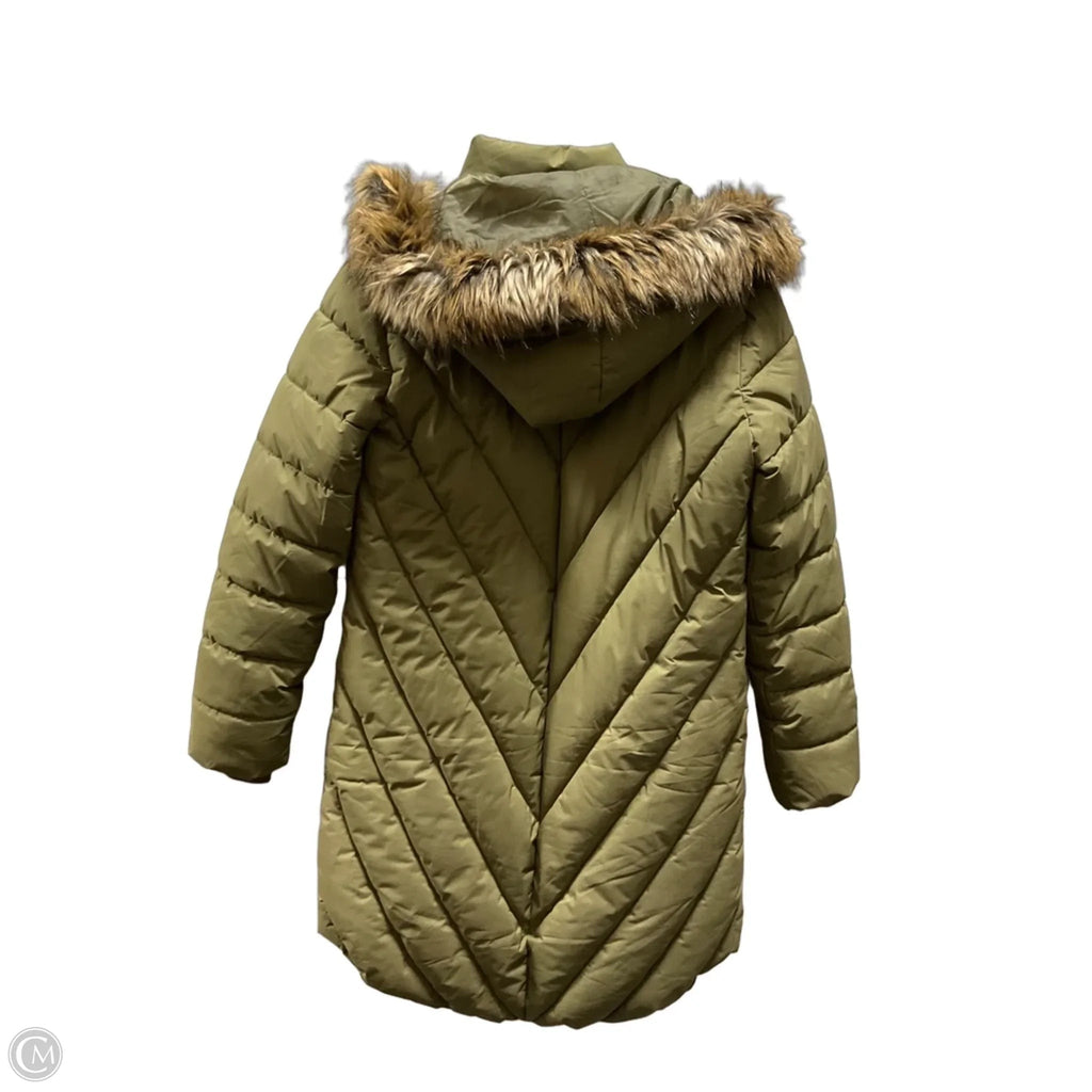 Coat Puffer & Quilted By Maurices In Green, Size: S