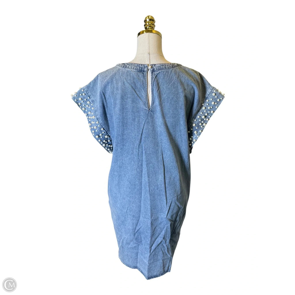 Dress Casual Short By Bibi In Blue, Size: Xl