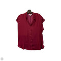 Top Sleeveless By Nine West In Maroon, Size: M