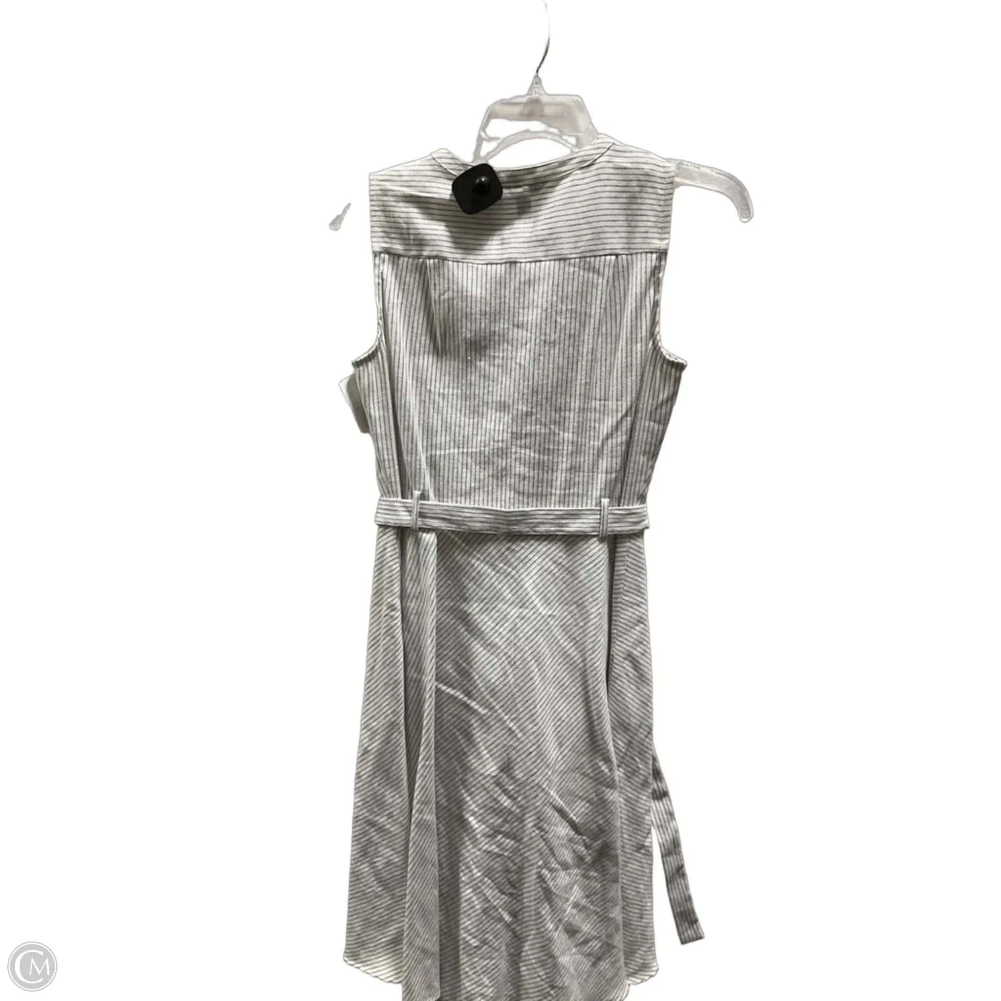 Dress Casual Midi By Banana Republic In Striped Pattern, Size: 6