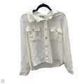Top Long Sleeve By NINETY CLOTHING CO In White, Size: Xl
