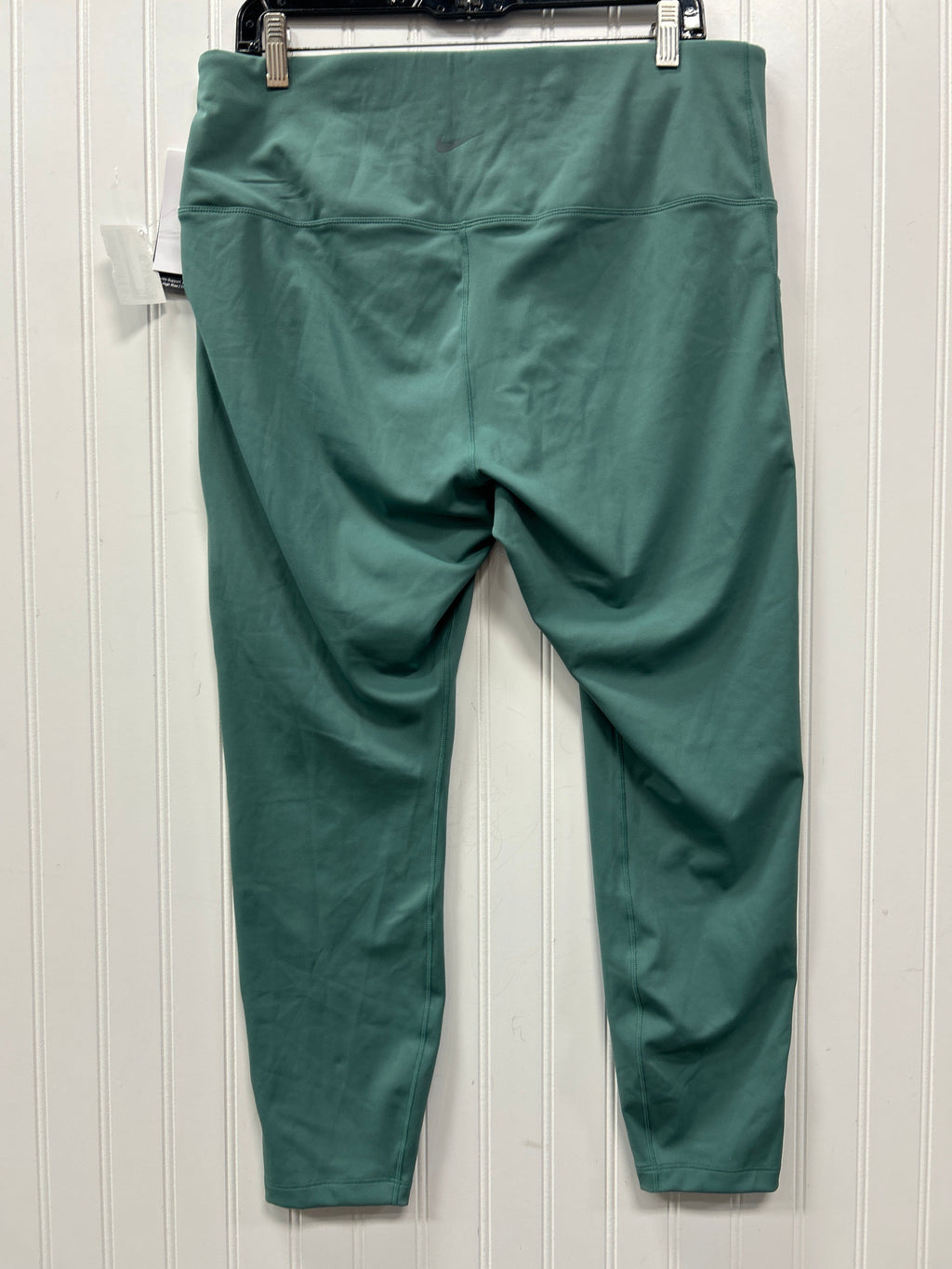Athletic Leggings By Nike Apparel In Green, Size:1X NWT