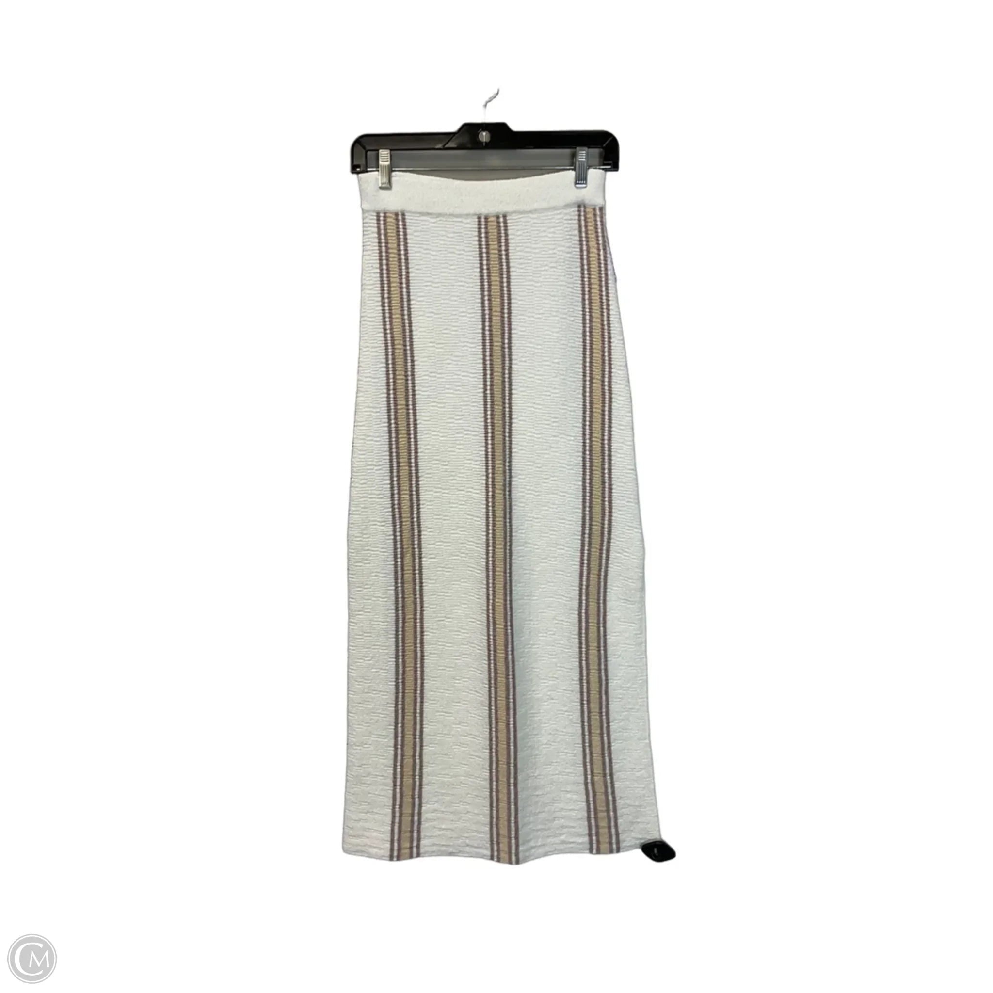 Skirt Maxi By Clothes Mentor In Cream, Size: S