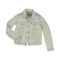 Jacket Denim By Levis In Blue Denim, Size:Xs