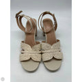 Shoes Heels Block By Time And Tru In Cream, Size: 10